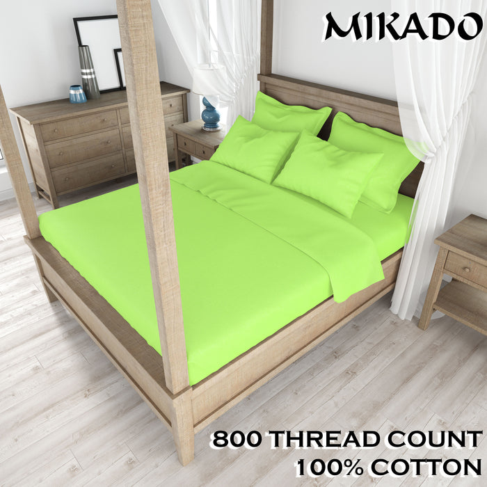 800 Thread Count 100% Cotton Bed Sheet Set