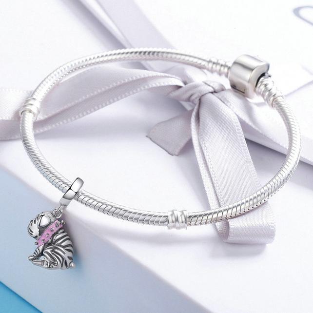 925 Sterling Silver English Bulldog Charm-charm-Ploocy-Ploocy