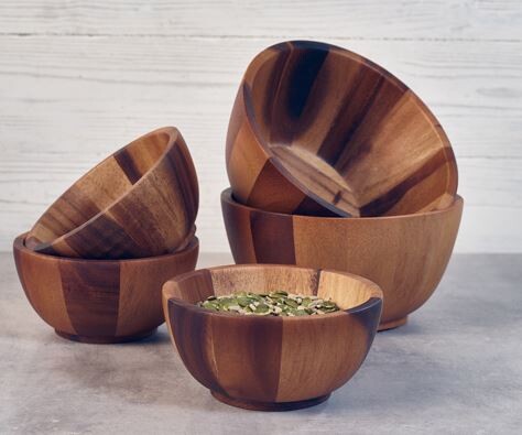 Acacia Wood Bowl 15cm x 7cm