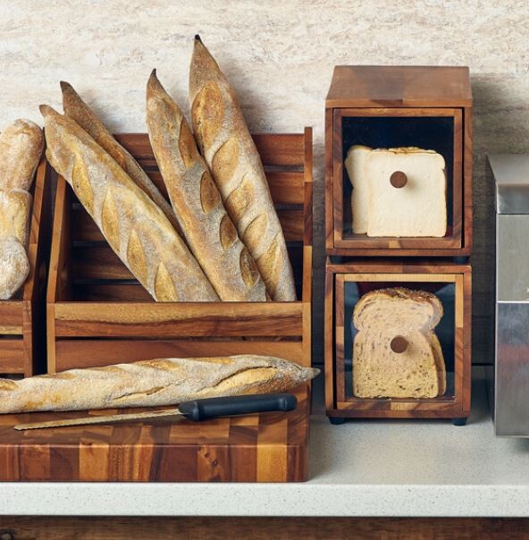 Acacia Wood End Grain Chopping Board 45.5cm x 30.5cm x 4.5cm