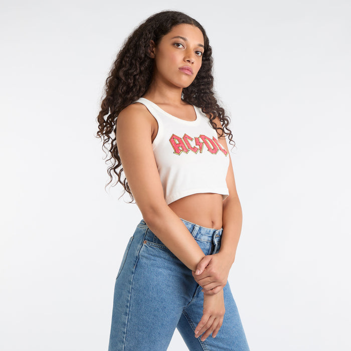 AC/DC Baby Crop Top, Ladies Amplified