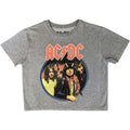Ac/Dc Crop Top - High Way to Hell Rock Off