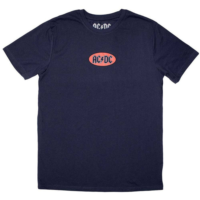 AC/DC T-Shirt - Mini Oval Logo Rock Off