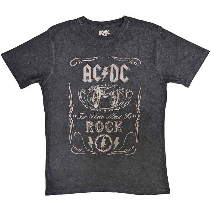 AC/DC T-Shirt Dip Dye - Cannon Swig Rock Off