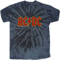 AC/DC T-Shirt Dip Dye - Logo Rock Off