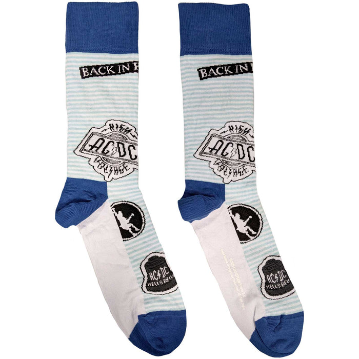 AC/DC Unisex Ankle Socks - Icons  ( UK SIZE 7-11 ) Rock Off