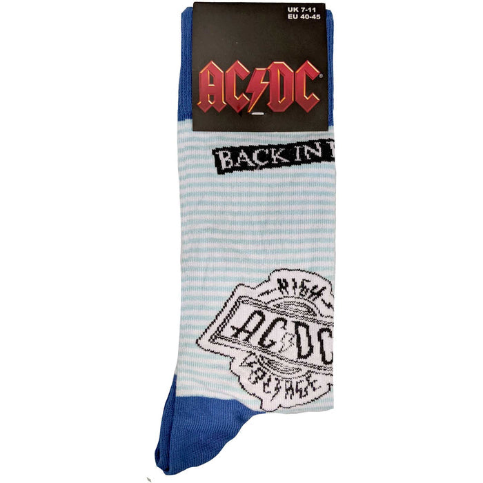 AC/DC Unisex Ankle Socks - Icons  ( UK SIZE 7-11 ) Rock Off