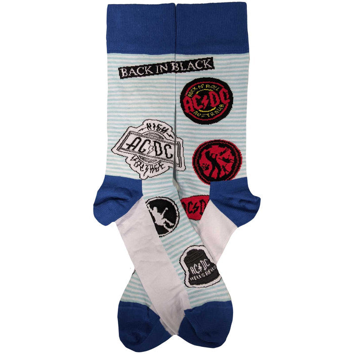 AC/DC Unisex Ankle Socks - Icons  ( UK SIZE 7-11 ) Rock Off