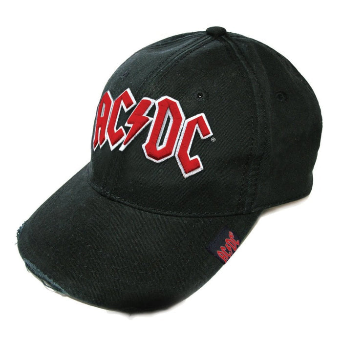 AC/DC Unisex Baseball Cap - Red Logo Rock Off