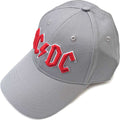 AC/DC Unisex Baseball Cap - Red Logo Rock Off
