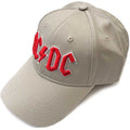 AC/DC Unisex Baseball Cap - Sand Logo Rock Off