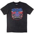 Aerosmith Unisex Stone Wash T-Shirt: Rainbow Spade