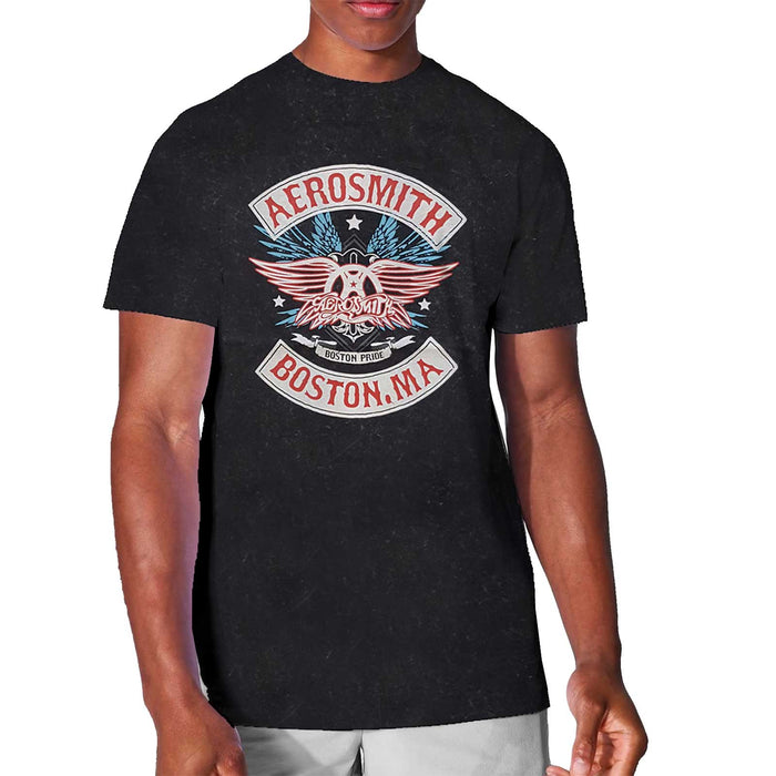 Aerosmith Unisex T-shirt - Boston Pride Rock Off