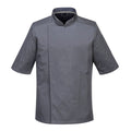 Airback Pro Chefs Jacket **Short Sleeves** Grey