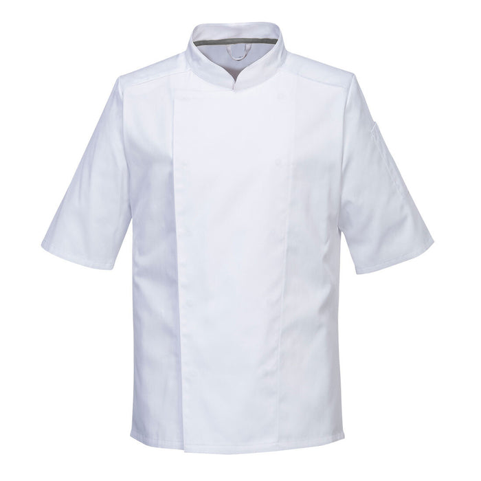 Airback Pro Chefs Jacket **Short Sleeves** White