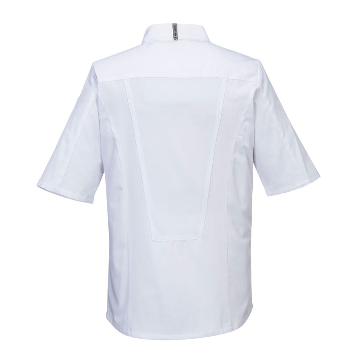 Airback Pro Chefs Jacket **Short Sleeves** White