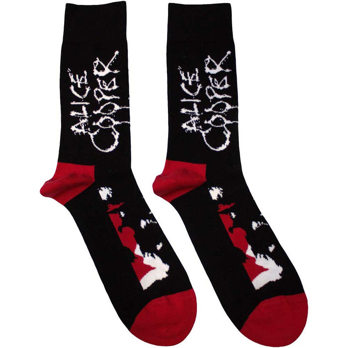 Alice Cooper Unisex Ankle Socks - Face (UK SIZE 6 - 11) Rock Off