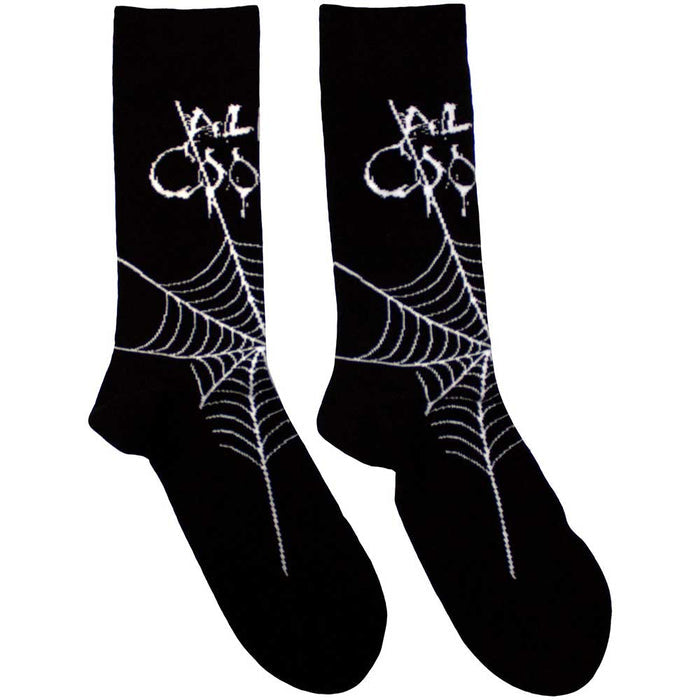 Alice Cooper Unisex Ankle Socks - Web (UK SIZE 6 - 11) Rock Off