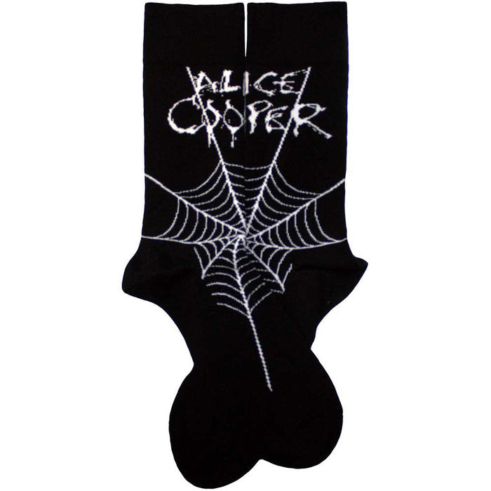 Alice Cooper Unisex Ankle Socks - Web (UK SIZE 6 - 11) Rock Off