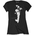 Amy Winehouse Ladies T-shirt - Scarf Portrait Rock Off