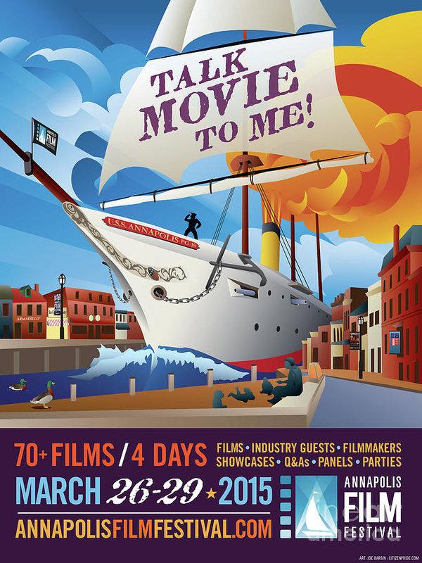 Annapolis Film Festival 2015 - Festival Art Print