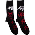 Anthrax Unisex Ankle Socks - Pentathrax Patten (UK SIZE 6 - 11) Rock Off