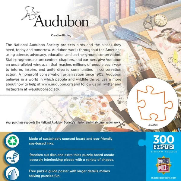 Audubon Creative Birding 300pc Puzzle