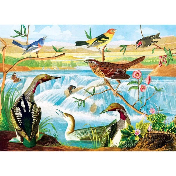 Audubon Harmony of Birds and Stream 1000pc Puzzle