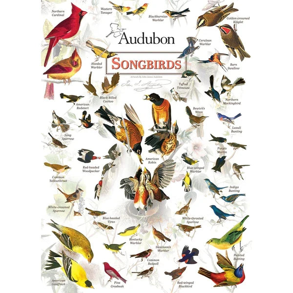 Audubon Songbirds 1000pc Puzzle