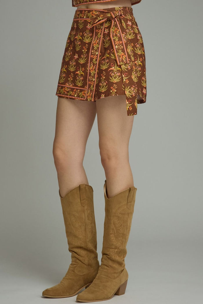 Autumn Air Wrap Skort