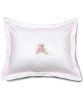 Baby Boudoir Pillow Cover, Bow Teddy (Pink)