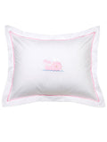 Baby Boudoir Pillow Cover, Whale (Pink)