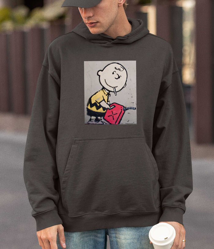 Banksy Hoodie - Charlie Brown Banksy-Apparel