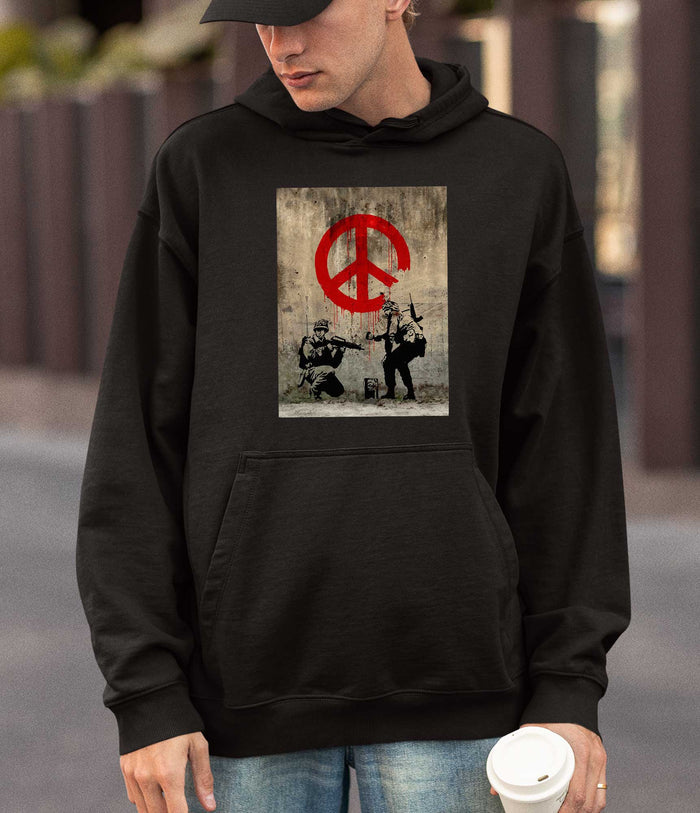 Banksy Hoodie - CND Soldiers Banksy-Apparel