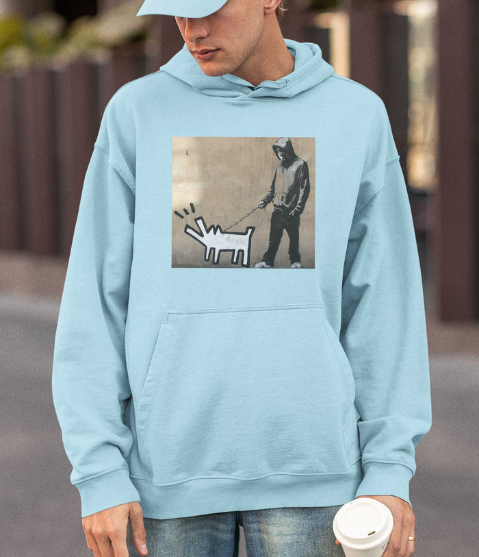 Banksy Hoodie - Dog Walker Banksy-Apparel