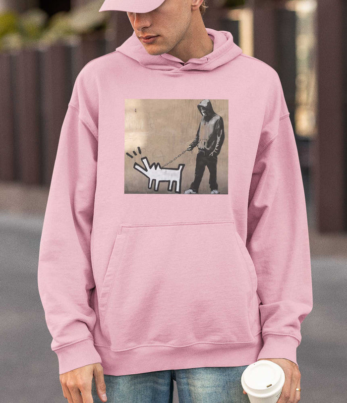 Banksy Hoodie - Dog Walker Banksy-Apparel