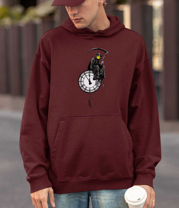 Banksy Hoodie - Grin Reaper Banksy-Apparel