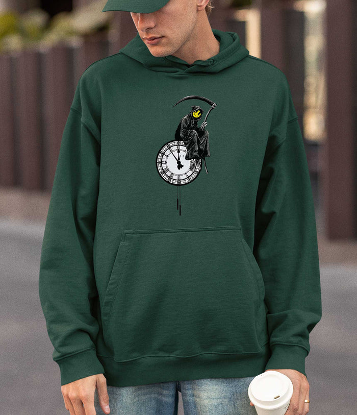 Banksy Hoodie - Grin Reaper Banksy-Apparel