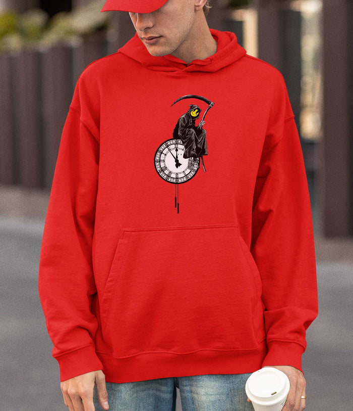 Banksy Hoodie - Grin Reaper Banksy-Apparel
