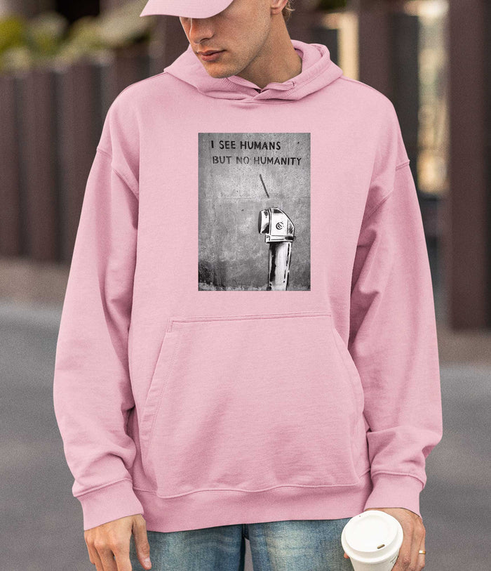Banksy Hoodie - I See Humans but No Humanity Banksy-Apparel