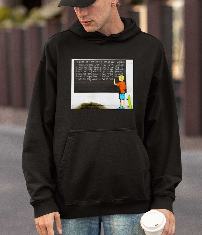 Banksy Hoodie - Simpsons Banksy-Apparel
