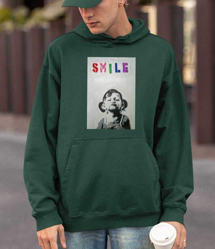 Banksy Hoodie - Smile Banksy-Apparel