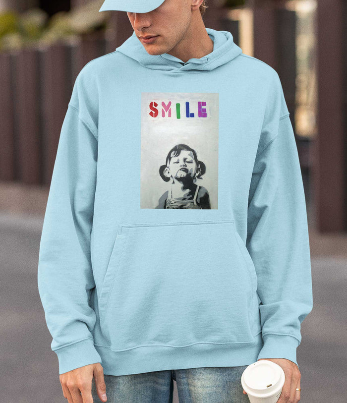 Banksy Hoodie - Smile Banksy-Apparel