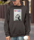 Banksy Hoodie - Smile Banksy-Apparel
