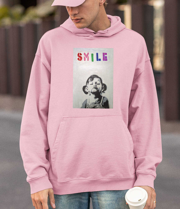 Banksy Hoodie - Smile Banksy-Apparel