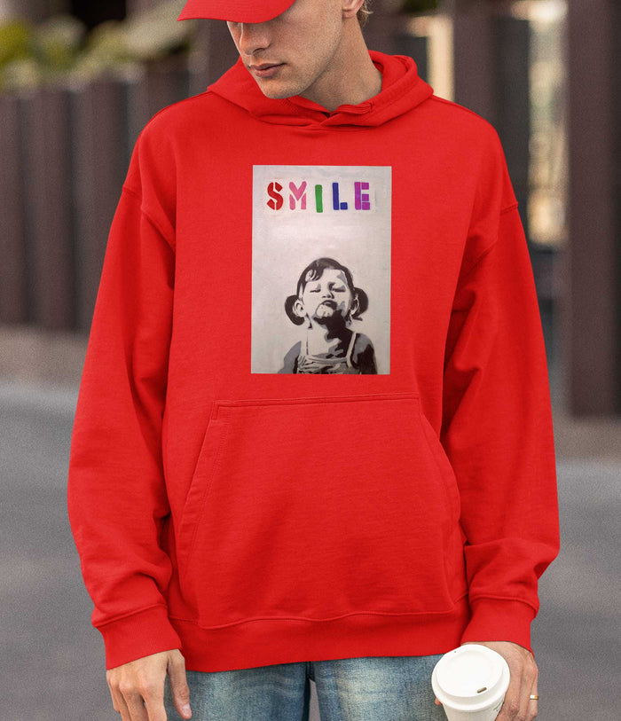Banksy Hoodie - Smile Banksy-Apparel