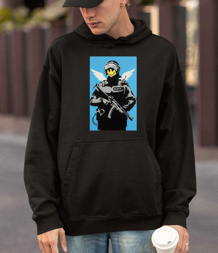 Banksy Hoodie - Smiley Copper Banksy-Apparel
