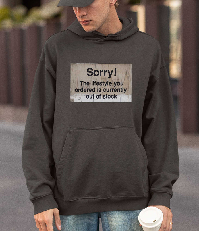 Banksy Hoodie - Sorry Banksy-Apparel