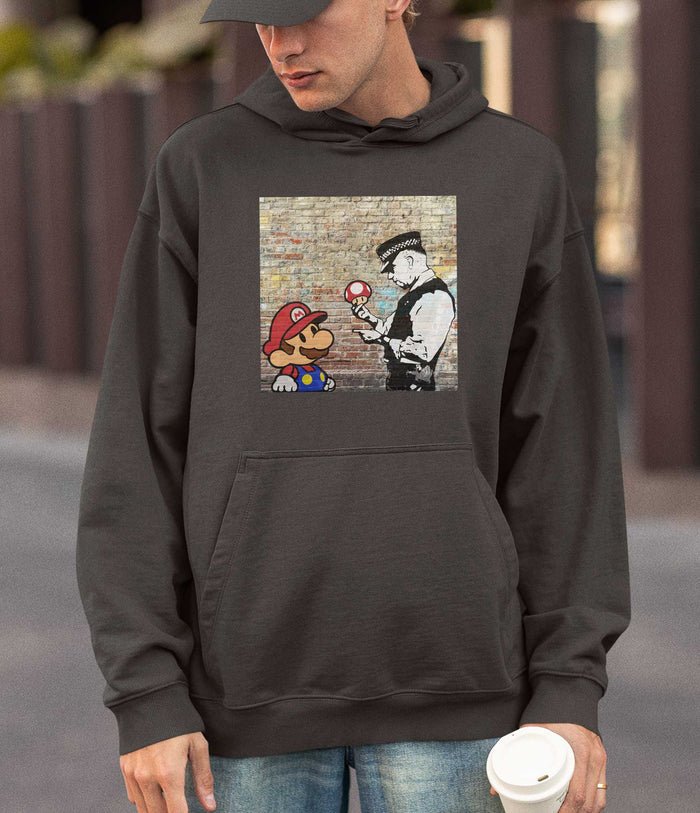 Banksy Hoodie - Super Mario Banksy-Apparel