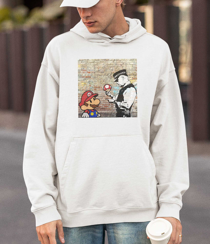 S / White